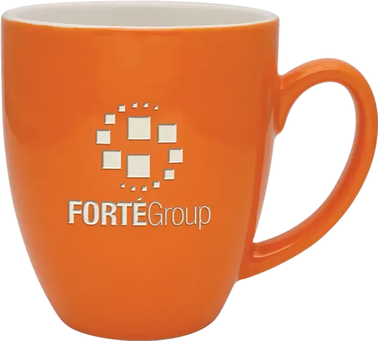 16 oz. Duo-Tone Bistro Collection Deep Etched Mug — view 4