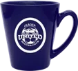 Café Collection 12 oz. Ceramic Mug, Deep Etched — view 2