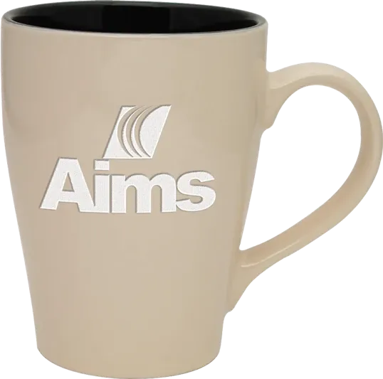 Sherwood Collection Deep Etched Ceramic Mug, 16 oz. — view 3