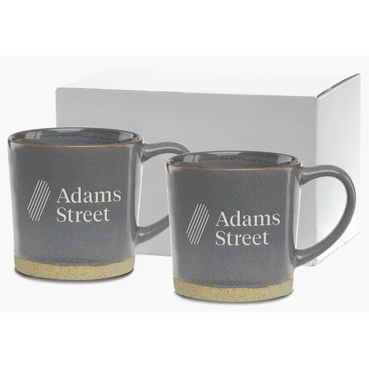 Etched Rustic Collection Ceramic Mug Gift Set, 12 oz. — view 5