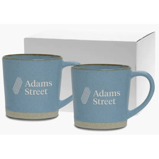Etched Rustic Collection Ceramic Mug Gift Set, 12 oz. — view 4
