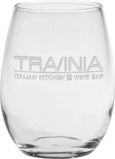 Stemless White Wine Glass, 15 oz., Deep Etched — view 2