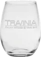 Stemless White Wine Glass, 15 oz., Deep Etched — view 2