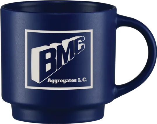 Stack-n-Sip Ceramic Mug, 14 oz., Deep Etched — view 2