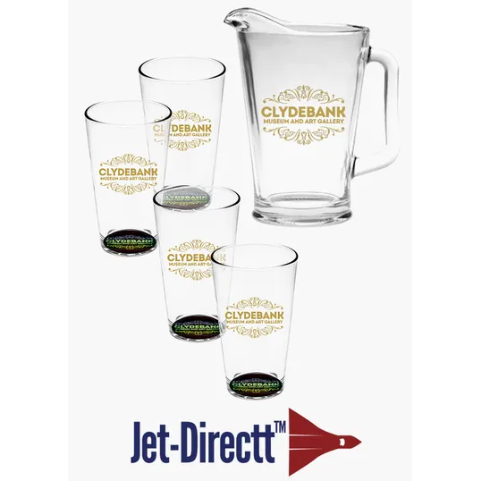 Pitcher and Pint Set, 60 oz. Pitcher with Four 16 oz. Glasses — view 2