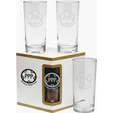Deluxe Coolers Set, 15 oz., Deep Etched