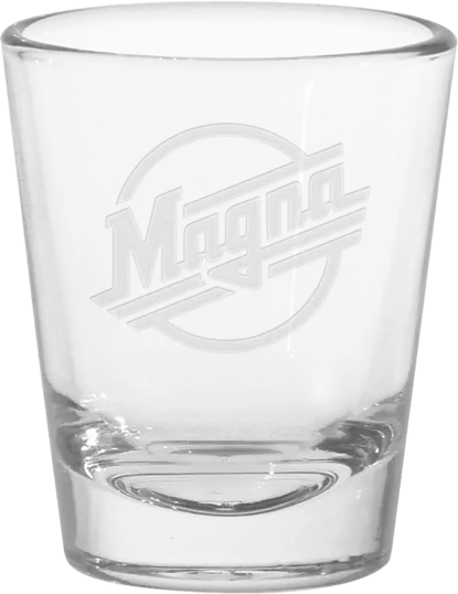 Tapered Shot Glass, 1.75 oz., Deep Etched