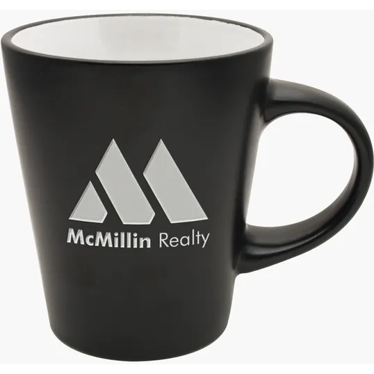 Noir Collection Etched Ceramic Mug, 12 oz. — view 6