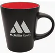 Noir Collection Etched Ceramic Mug, 12 oz.