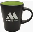 Noir Collection Etched Ceramic Mug, 12 oz. — view 2