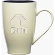 Sherwood Grandé Collection 24 oz. Deep Etched Ceramic Mug