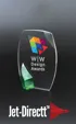 Large Randolf Optical Crystal Award — view 2