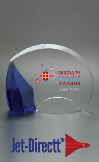 Small Carlisle Award in Optical Crystal — view 2