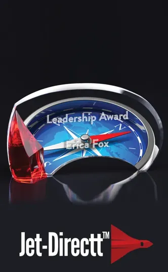 Large Carlisle Award in Optical Crystal — view 2