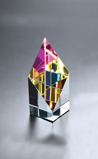 Opti-Prism Small Optical Crystal Award — view 2