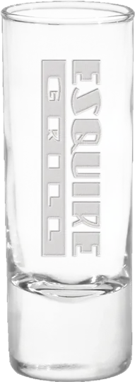 2 oz Shooter Shot Glass, Deep Etched