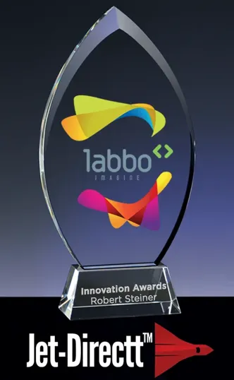 Large Prestige Optical Crystal Award — view 2