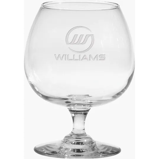 12 oz. Medium Brandy Snifter, Deep Etched — view 2