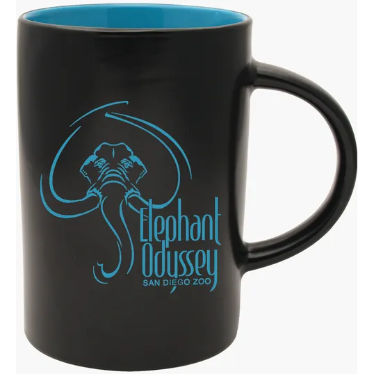 Midnight Café Collection 14 oz. Ceramic Mug — view 5