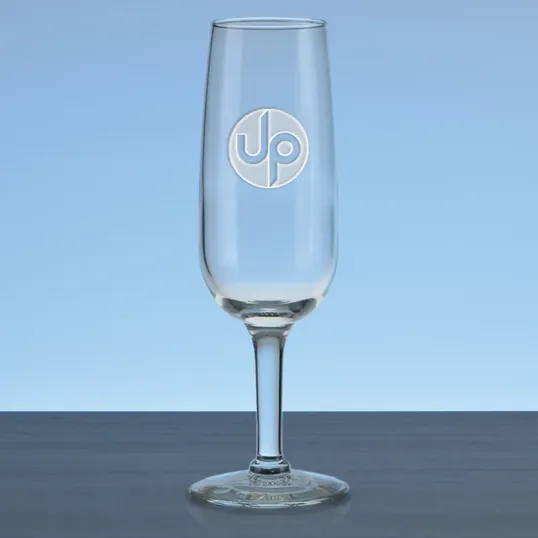 6.5 oz. Deep Etched Champagne Flute — view 3