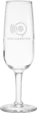 6.5 oz. Deep Etched Champagne Flute