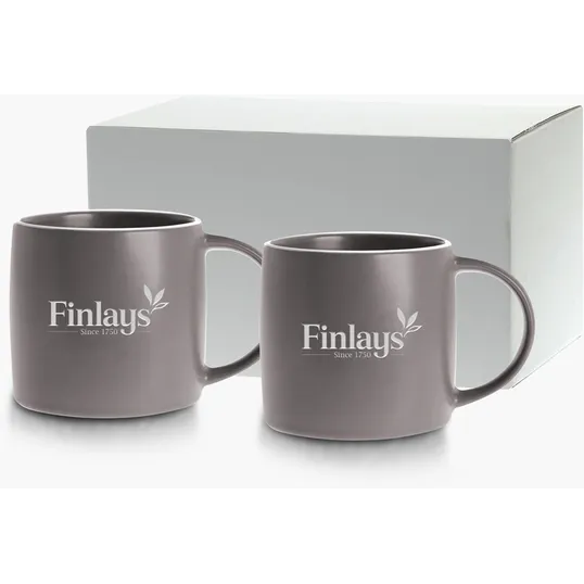 Etched Cimarron Collection Ceramic Gift Set, 17 oz. — view 4
