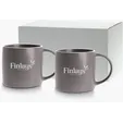 Etched Cimarron Collection Ceramic Gift Set, 17 oz. — view 4