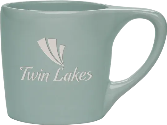 Talia Etched Ceramic Mug, 10 oz. — view 3