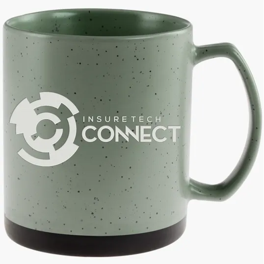 Darien Collection 20 oz. Etched Ceramic Mug — view 2