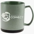 Darien Collection 20 oz. Etched Ceramic Mug — view 2