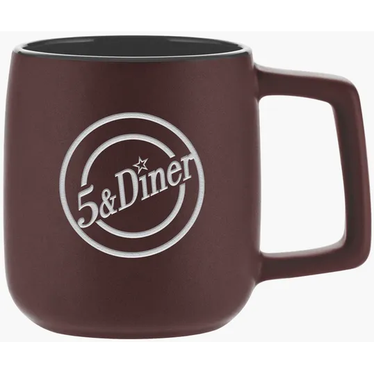 Ankara Collection Etched Ceramic Mug, 14 oz. — view 4