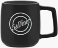 Ankara Collection Etched Ceramic Mug, 14 oz.