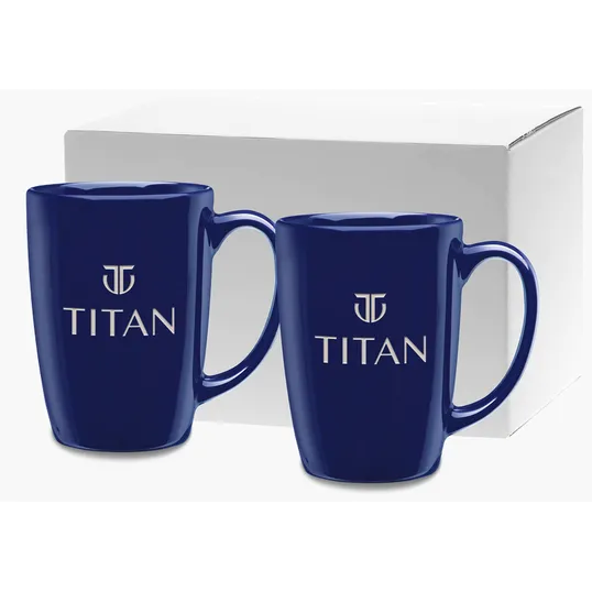 Etched Taza Collection Ceramic Mug Gift Set, 16 oz. — view 2