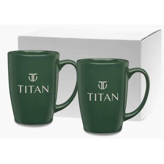 Etched Taza Collection Ceramic Mug Gift Set, 16 oz. — view 3