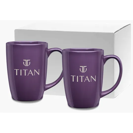 Etched Taza Collection Ceramic Mug Gift Set, 16 oz. — view 4