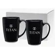Etched Taza Collection Ceramic Mug Gift Set, 16 oz.