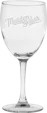 10.5 oz. Nuance Glass Goblet, Deep Etched — view 2