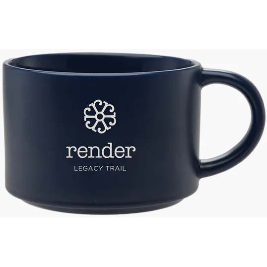Minestra Etched Ceramic Mug, 20 oz.