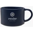 Minestra Etched Ceramic Mug, 20 oz.