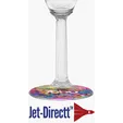 Napa Valley Flute, 6 oz. Deep Etched — view 2