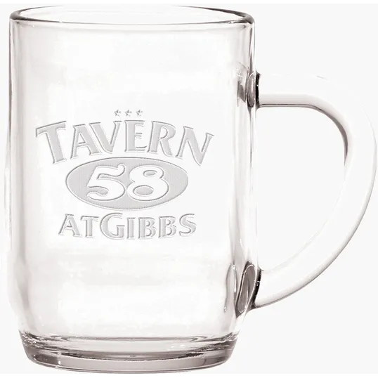 Haworth Glass Coffee Mug, 10 oz. — view 2