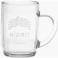 Haworth Glass Coffee Mug, 10 oz.
