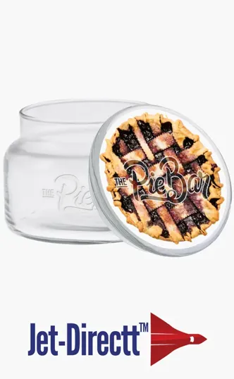Apothecary Jar with Flat Lid, 8 oz. — view 2
