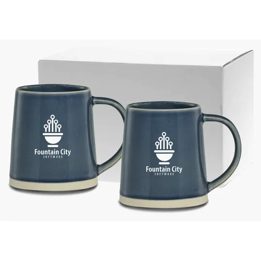 Dinenzio Collection 16 oz. Ceramic Mug Gift Set — view 2