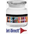 Apothecary Jar with Flat Lid, 16 oz. — view 2