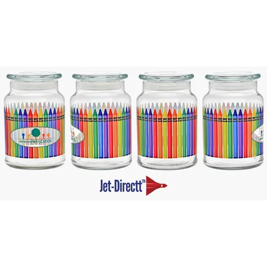 26 oz. Apothecary Jar with Flat Lid — view 4