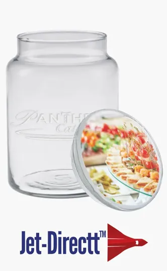 26 oz. Apothecary Jar with Flat Lid — view 2