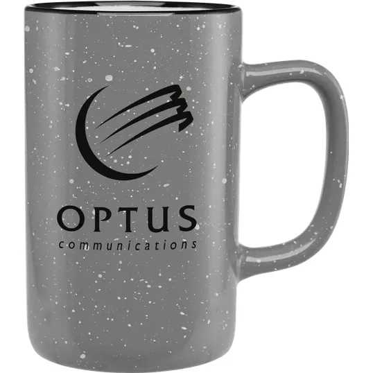 18 oz. Tall Camper Ceramic Mug with Speckled Glaze — view 8