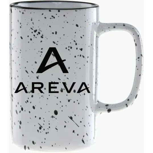 18 oz. Tall Camper Ceramic Mug with Speckled Glaze — view 2