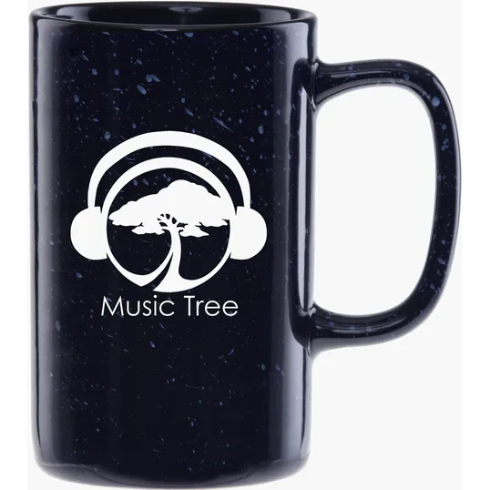 18 oz. Tall Camper Ceramic Mug with Speckled Glaze — view 3